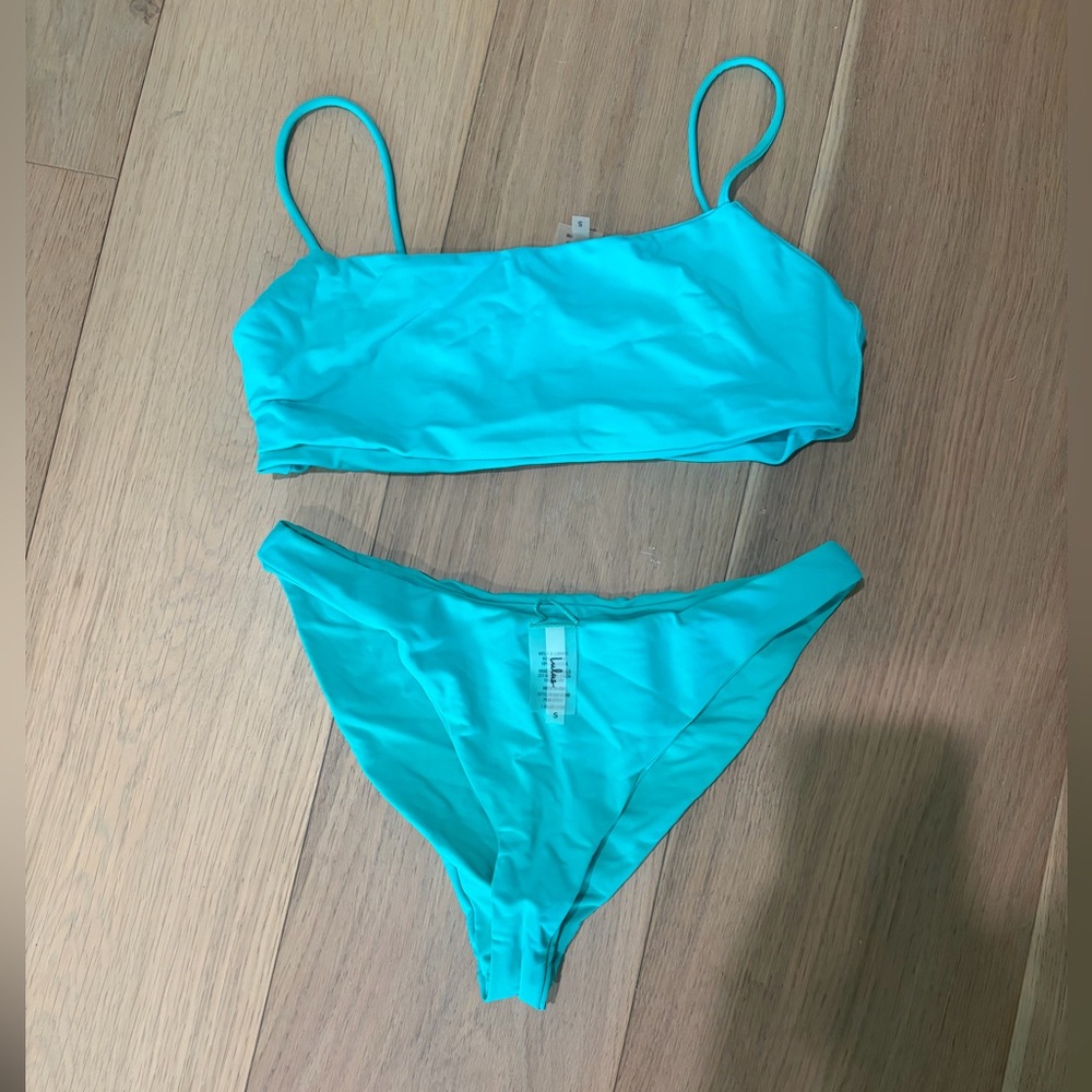Lulu's Aqua Bikini Set